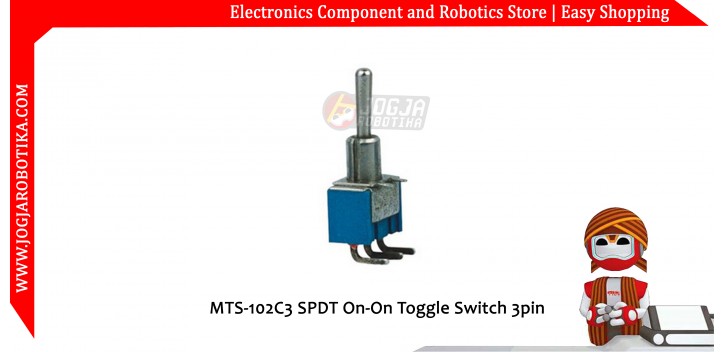 MTS-102C3 SPDT On-On Toggle Switch 3pin