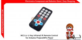 MCU 51 17 Key Infrared IR Remote Control for Arduino Project/MP3 Player