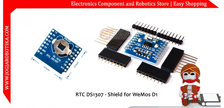 RTC DS1307 - Shield for WeMos D1