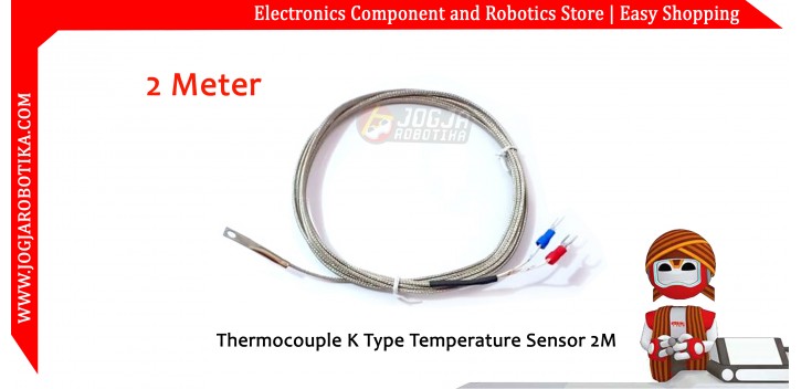 Thermocouple K Type Temperature Sensor 2M