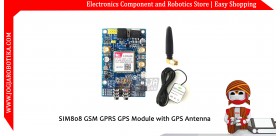 SIM808 GSM GPRS GPS Module with GPS Antenna