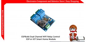 ESP8266 Dual Channel WiFi Relay Control ESP-01 IOT Smart Home Module