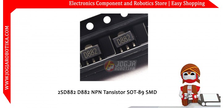 2SD882 D882 NPN Tansistor SOT-89 SMD