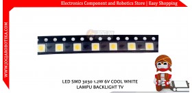 LED SMD 3030 1.2W 6V COOL WHITE LAMPU BACKLIGHT TV