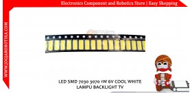 LED SMD 7030 3070 1W 6V COOL WHITE LAMPU BACKLIGHT TV