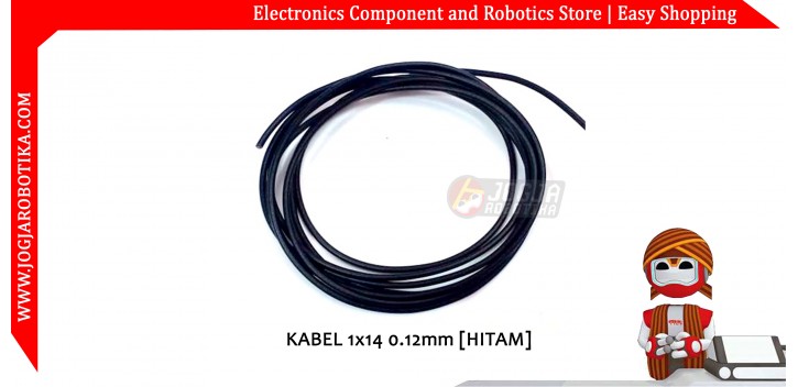 KABEL 1x14 0.12mm [HITAM]