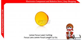Lensa Focus Laser Cutting Focus Lens 20mm Focal Length 75 f75