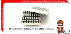 Display Dot Matrix 8x8 32x32mm Biru 1088BS 1088BB - Com Anoda