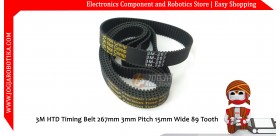 3M HTD Timing Belt 267mm 3mm Pitch 15mm Wide 89 Tooth
