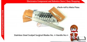 Stainless Steel Scalpel Surgical Blades No. 11 Handle No.11