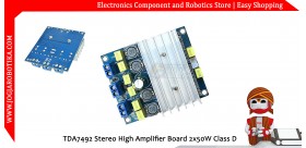 TDA7492 Stereo High Amplifier Board 2x50W Class D