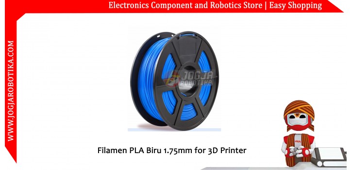 Filamen PLA Biru 1.75mm for 3D Printer