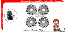 1 set 127mm Mecanum Wheel
