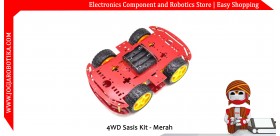 4WD Sasis Kit - Merah