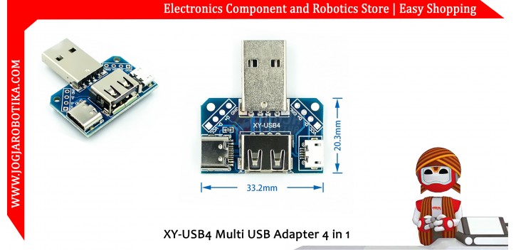 XY-USB4 Multi USB Adapter 4 in 1