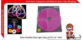 Neon Flexible Strip Light 2835 5M DC-12V - Pink