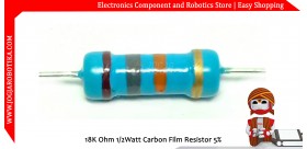18K Ohm 1/2Watt Carbon Film Resistor