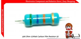 56K Ohm 1/2Watt Carbon Film Resistor