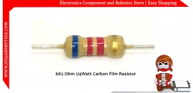 6K2 Ohm 1/4Watt Carbon Film Resistor