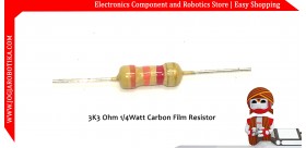 3K3 Ohm 1/4Watt Carbon Film Resistor