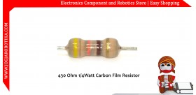 430 Ohm 1/4Watt Carbon Film Resistor