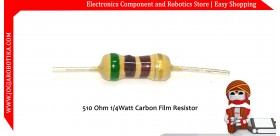 510 Ohm 1/4Watt Carbon Film Resistor