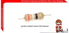 39 Ohm 1/4Watt Carbon Film Resistor