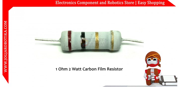 1 Ohm 2 Watt Carbon Film Resistor