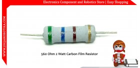 560 Ohm 2 Watt Carbon Film Resistor
