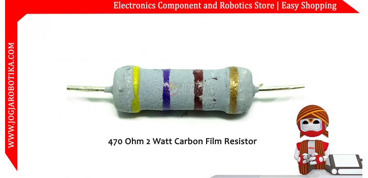 470 Ohm 2 Watt Carbon Film Resistor