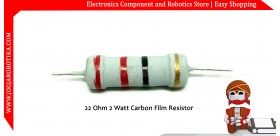 22 Ohm 2 Watt Carbon Film Resistor