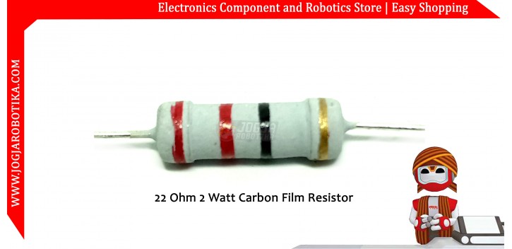 22 Ohm 2 Watt Carbon Film Resistor