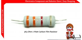 3K3 Ohm 2 Watt Carbon Film Resistor