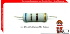 680 Ohm 2 Watt Carbon Film Resistor