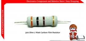 300 Ohm 2 Watt Carbon Film Resistor