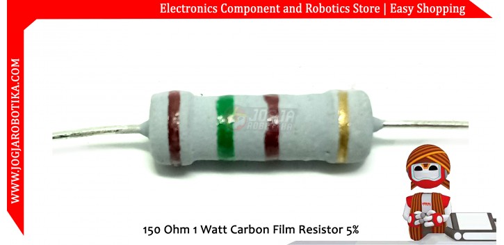 150 Ohm 1 Watt Carbon Film Resistor