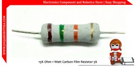 15K Ohm 1 Watt Carbon Film Resistor