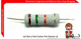 15K Ohm 5 Watt Carbon Film Resistor