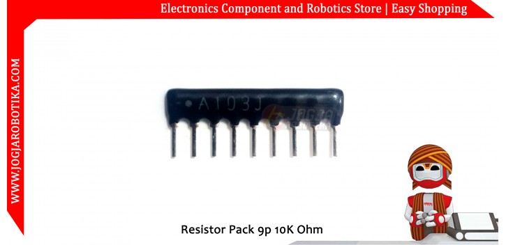 Resistor Pack 9p 10K Ohm