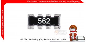 5K6 Ohm SMD 0603 4D03 Resistor Pack 4x2 1/16W