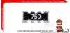 75 Ohm SMD 0603 4D03 Resistor Pack 4x2 1/16W