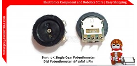 B103 10K Single Gear Potentiometer Dial Potentiometer 16*2MM 3 Pin