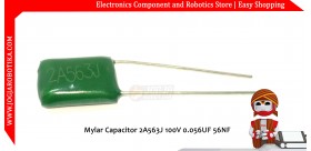 Mylar Capacitor 2A563J 100V 0.056UF 56NF