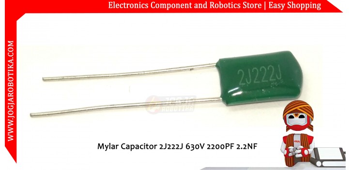 Mylar Capacitor 2J222J 630V 2200PF 2.2NF