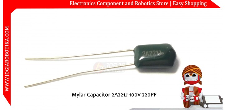 Mylar Capacitor 2A221J 100V 220PF