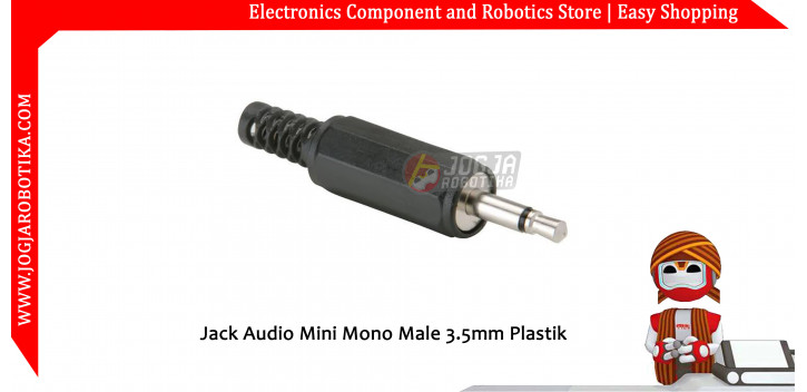 Jack Audio Mini Mono Male 3.5mm Plastik