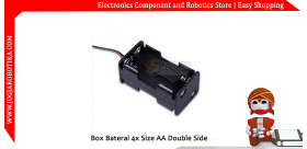 Box Baterai 4x Size AA Double Side