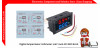 Digital Ampermeter Voltmeter 100V 100A DC RED BLUE
