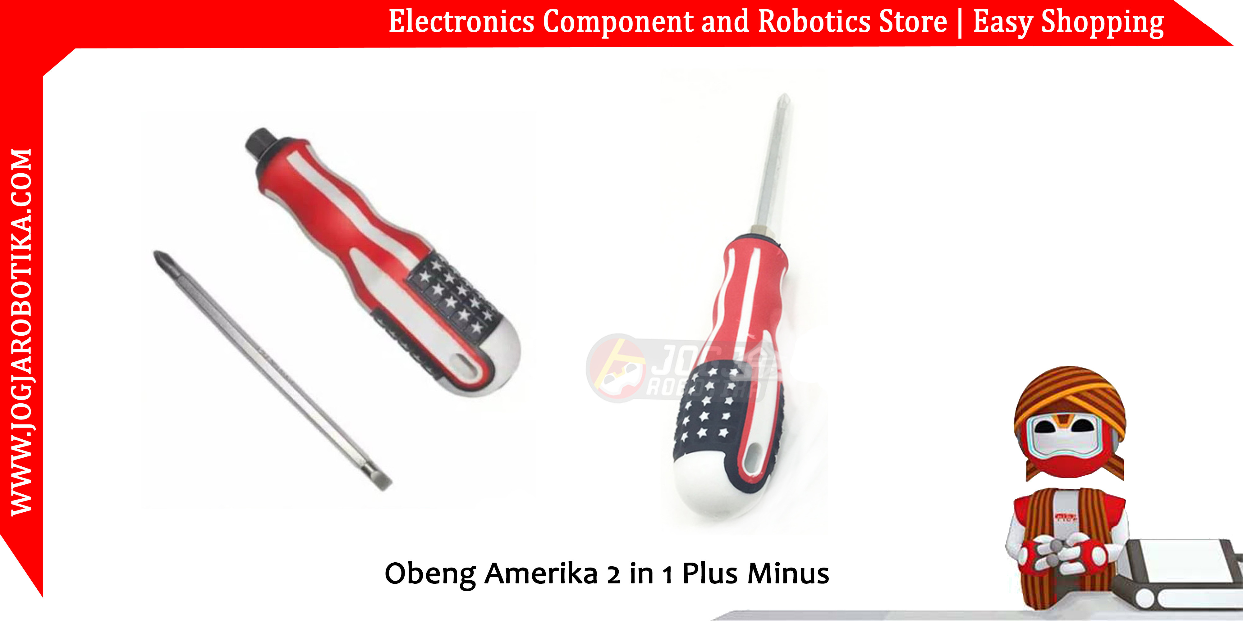 Obeng Amerika 2 in 1 Plus Minus