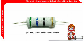 56 Ohm 3 Watt Carbon Film Resistor